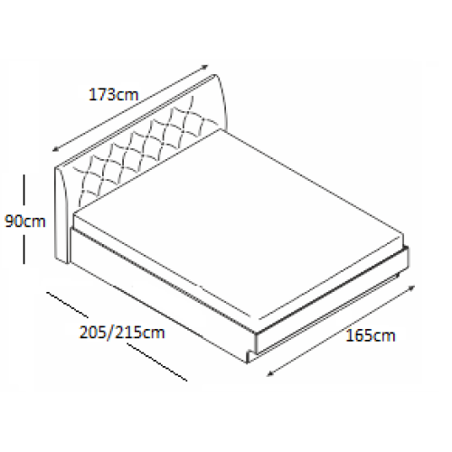 BED BREEZE 160x190 DIOMMI 45-013 