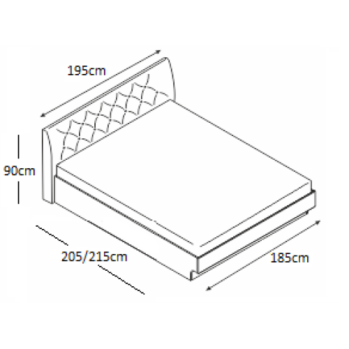 BED BREEZE 180x190 DIOMMI 45-014 