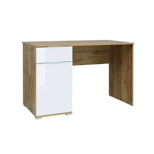 Desk Zele biu oak votan/white lacquer 120x60x76 DIOMMI 32-162