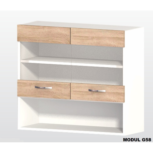 Kitchen Alice2 Sonoma 140x60x90 DIOMMI 33-304
