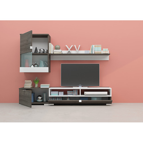 TV Bar Lucia new creamona/white gloss 175x39x39 DIOMMI 31-083