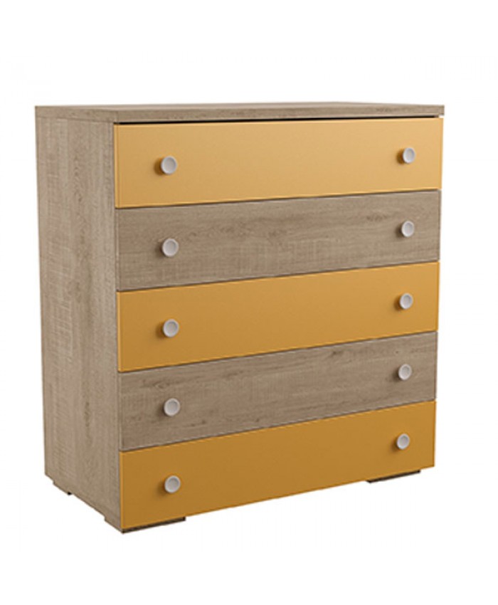 Dresser 5 drawers 90x95x45 DIOMMI 25-302 