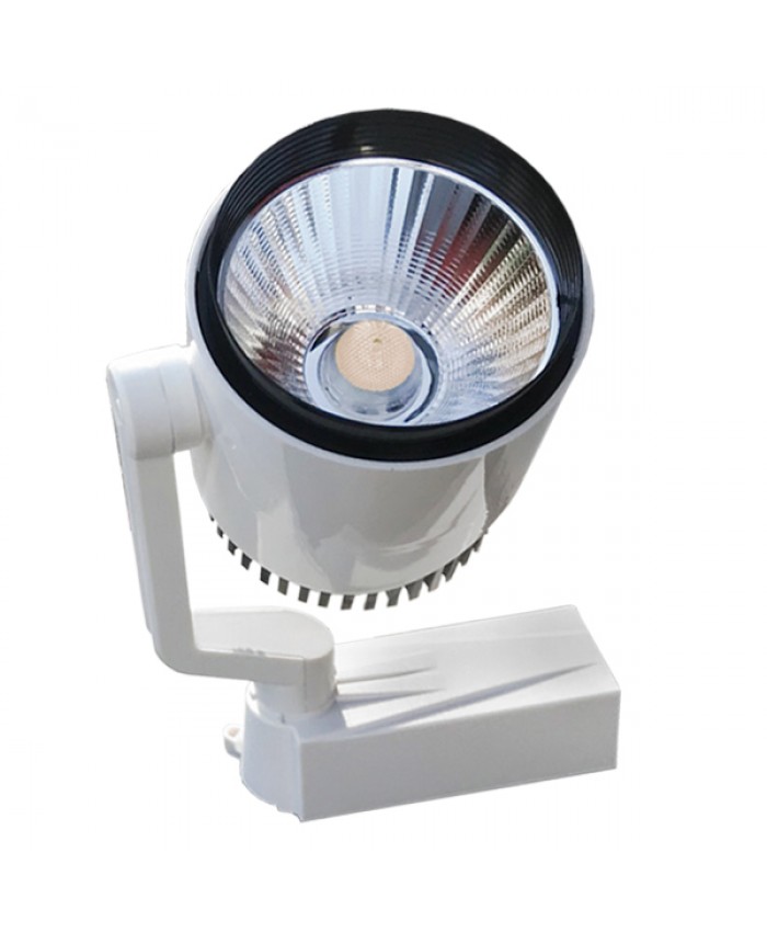 Μονοφασικό Bridgelux COB LED Φωτιστικό Σποτ Ράγας 20W 230V 3000lm 24° Θερμό Λευκό 3000k Diommi 93015