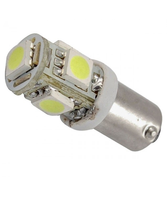 Λαμπτήρας LED Ba9s με 5 SMD 5050 Ψυχρό Λευκό Diommi 62000