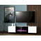 PAFOS EF TV stand 180 white/white with black legs DIOMMI CAMA-PAFOS-RTV-EF-BI/BI