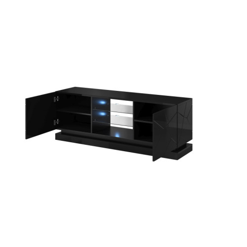TV stand QIU 160 black DIOMMI CAMA-QIU-160-RTV-CZARNY
