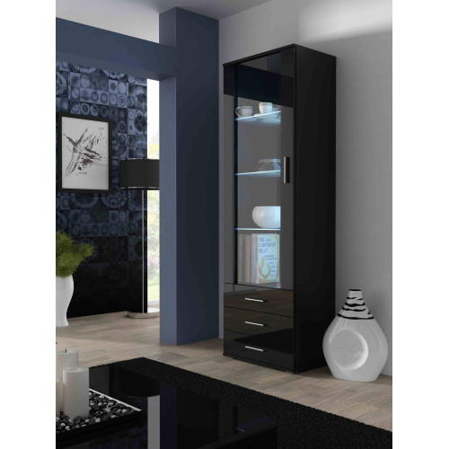 SOHO S1 black/black DIOMMI CAMA-SOHO-WITRYNA-WYSOKA-S1-CZ/CZ