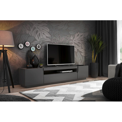 ESTON TV stand graphite mat/graphite mat DIOMMI FUR-ESTON-RTV-GRA/GRA