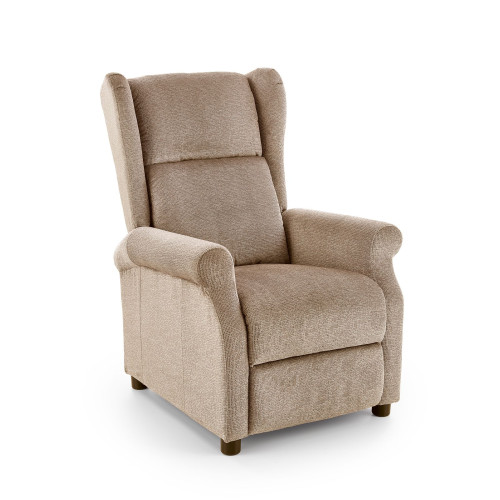 AGUSTIN recliner with massage function, color: beige DIOMMI V-CH-AGUSTIN_M-FOT-BEŻOWY