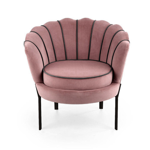 Armchair pink velvet ANGELO 73X75X45 DIOMMI 60-20336