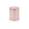 AQUA pouffe color: light pink, silver DIOMMI V-CH-AQUA-PUFA-J.RÓŻOWY