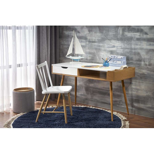 B45 desk white/golden oak DIOMMI V-CH-B/45