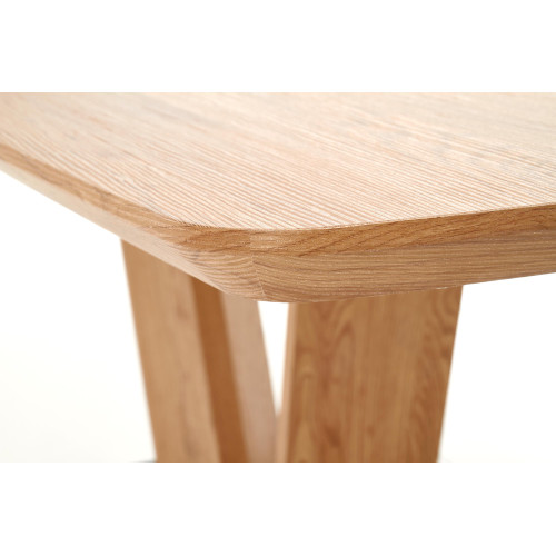Extendable dining table BLACKY with MDF top and MDF frame in golden oak color 160-220x90x76 DIOMMI V-CH-BLACKY-ST