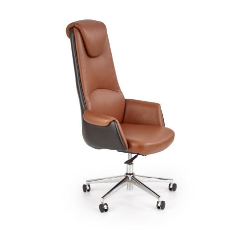 Office chair brown CALVANO 73/73/120-130/42-52 DIOMMI 60-20470