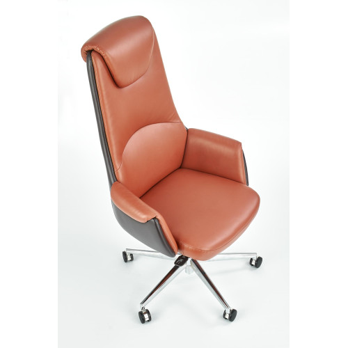 Office chair brown CALVANO 73/73/120-130/42-52 DIOMMI 60-20470