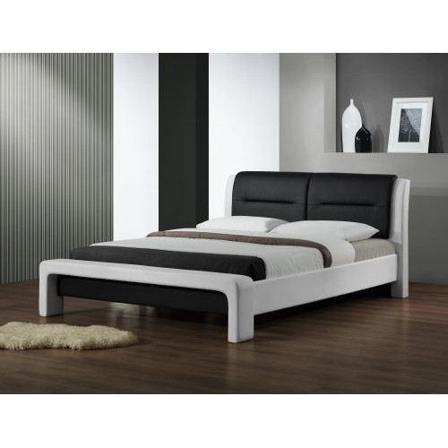 CASSANDRA bed color: white/black DIOMMI V-CH-CASSANDRA_160-LOZ