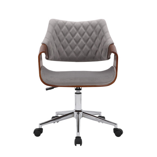 Οffice chair walnut/grey COLT 80-90/58/64/45-55DIOMMI 60-20531