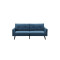 CORNER folding sofa with ottoman, color: blue DIOMMI V-CH-CORNER-SOFA-NIEBIESKI