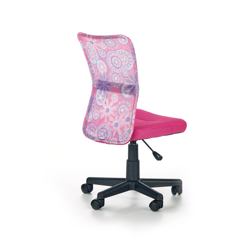 DINGO chair color: pink with decorations DIOMMI V-CH-DINGO-FOT-RÓŻOWY