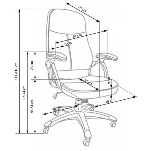 EDISON chair color: black DIOMMI V-CH-EDISON-FOT-CZARNY