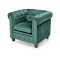 ERIKSEN  leisure armchair dark green / black DIOMMI V-CH-ERIKSEN-FOT-C.ZIELONY