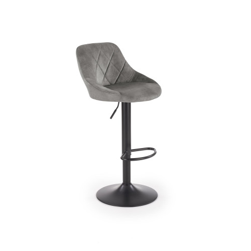 H101 bar stool grey DIOMMI V-CH-H/101-POPIELATY