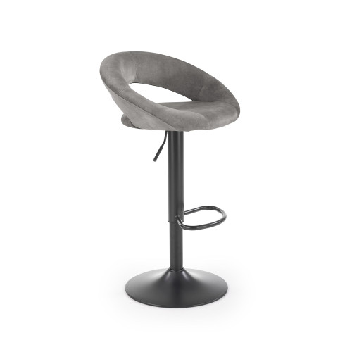 H102 bar stool grey DIOMMI V-CH-H/102-POPIELATY