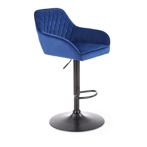 H103 bar stool dark blue DIOMMI V-CH-H/103-GRANATOWY