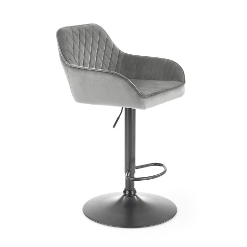 H103 bar stool grey DIOMMI V-CH-H/103-POPIELATY