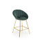 H112 bar stool, d.green / gold DIOMMI V-CH-H/112-C.ZIELONY