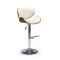 H44 bar stool color: walnut/creamy DIOMMI V-CH-H/44-ORZECH-KREMOWY
