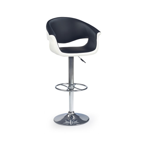 H46 bar stool color: white/black DIOMMI V-CH-H/46