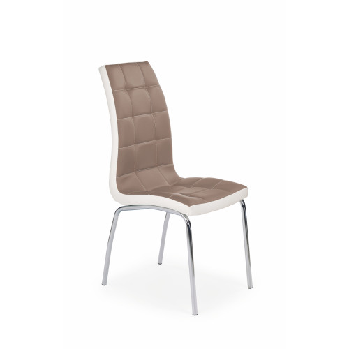 K186 chair color: cappucino/white DIOMMI V-CH-K/186-KR-CAPPUCCINO