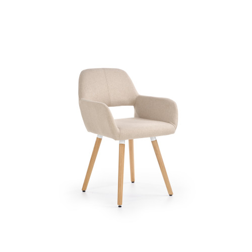 K283 chair, color: beige DIOMMI V-CH-K/283-KR-BEŻOWY