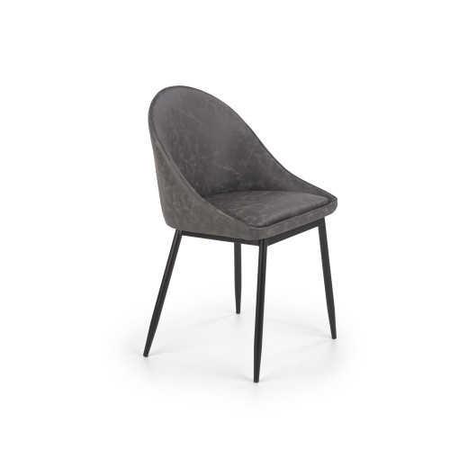 K406 chair, color: dark grey DIOMMI V-CH-K/406-KR-C.POPIEL