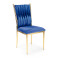 K436 chair color: dark blue / gold DIOMMI V-CH-K/436-KR-GRANATOWY/ZŁOTY