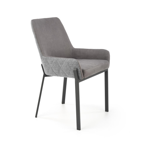 K439 chair color: dark grey / grey DIOMMI V-CH-K/439-KR-POPIELATY/C.POPIEL