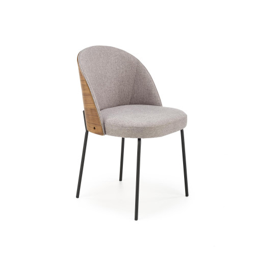 K451 chair color: grey / light walnut DIOMMI V-CH-K/451-KR
