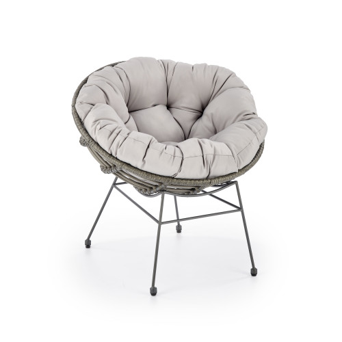 PINO garden chair dark grey / light grey DIOMMI V-CH-PINO-FOT