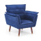REZZO leisure chair, color: navy blue DIOMMI V-CH-REZZO-FOT-GRANATOWY