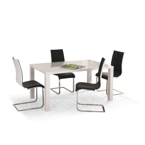 RONALD 120/160 table color: white DIOMMI V-CH-RONALD-ST-120/160