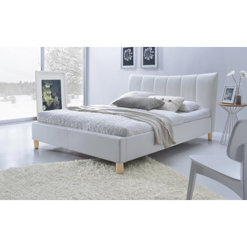 SANDY bed, color: white DIOMMI V-CH-SANDY-LOZ-BIAŁY
