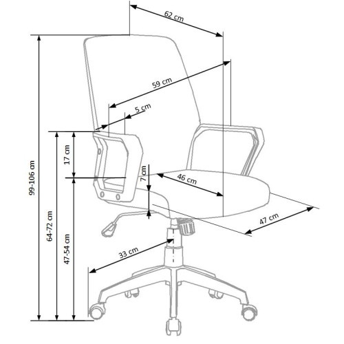 SPIN 2 office chair DIOMMI V-CH-SPIN_2-FOT