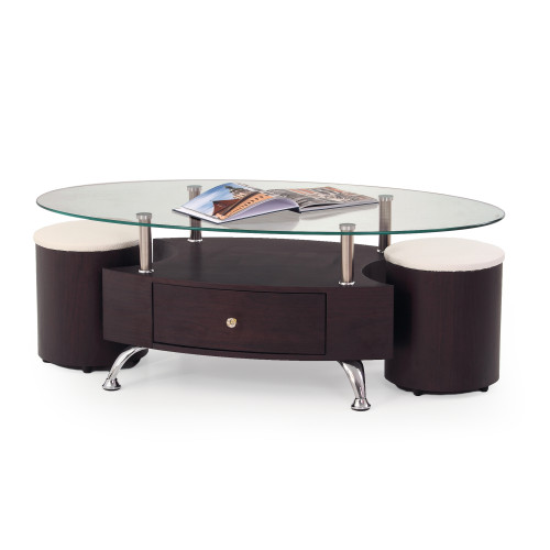 STELLA coffee table color: wenge DIOMMI V-CH-STELLA-WENGE-LAW