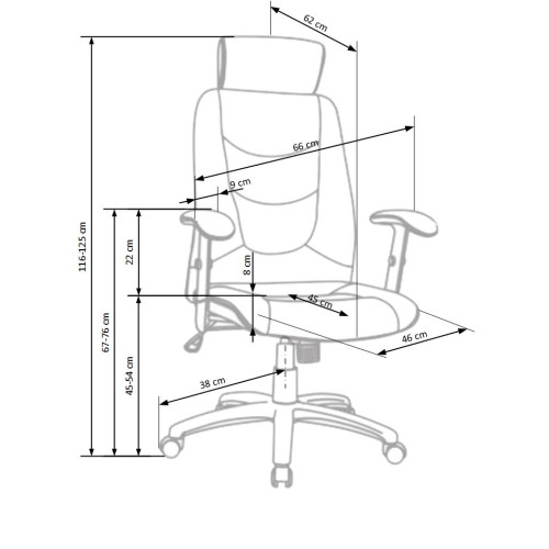 STILO chair color: black DIOMMI V-CH-STILO-FOT-CZARNY