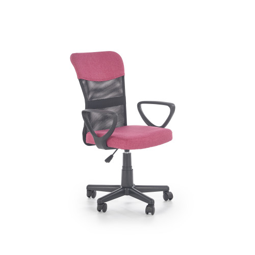 TIMMY o.chair, color: pink / black DIOMMI V-CH-TIMMY-FOT-RÓŻOWY