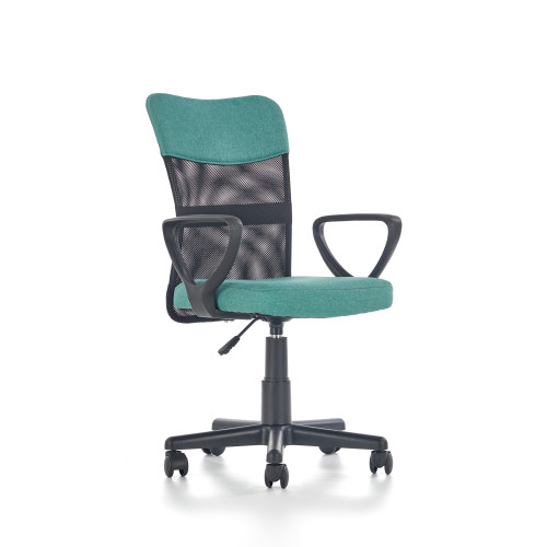 TIMMY o.chair, color: turquoise / black DIOMMI V-CH-TIMMY-FOT-TURKUSOWY