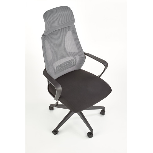 VALDEZ office chair, color: black / grey DIOMMI V-CH-VALDEZ-FOT-POPIEL