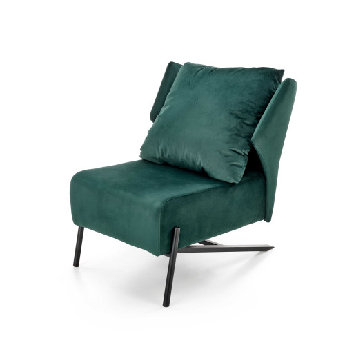VICTUS leisure armchair dark green/ black DIOMMI V-CH-VICTUS-FOT-C.ZIELONY