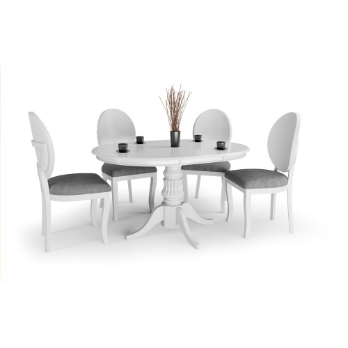 WILLIAM table color: white DIOMMI V-CH-WILLIAM-ST-BIAŁY